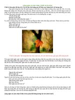 LẮNG NGHE VÀ CẢM NHẬN