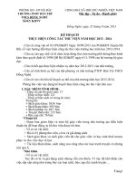 Kế hoạch hoạt động thư viện trường học năm học 2013-2014