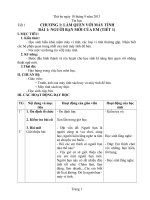 Giao an tin lop 3 4 cot chuan