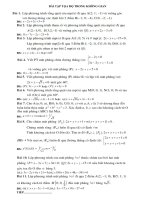 hinh học ôn thi hình giải tích 12