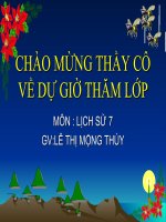 Lịch sử 7 bài 11 Cuộc kháng chiến chống quân xâm lược Tống