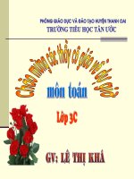 Phép trừ các số trong phạm vi 10000