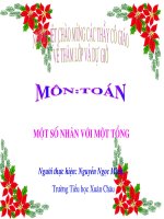 NHÂN MỘT SỐ VỚI MỘT TỔNG-TOÁN 4