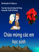 Giáo án Toán 10 NC - Chương V - bài 1: Một vài khái niệm mở đầu