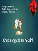 Chương V  bài 2: Trình bày một mẫu số liệu (tiết 2) Đại số 10 nâng cao