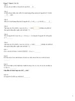 Vòng 5 Violympic Toán 6