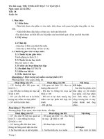 giáo án sinh hoc 6 HKII CKTKN 3 cột