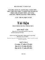 GIÁO ÁN NGỮ VĂN 9 MỚI THEO CHUẨN KIẾN THỨC