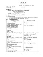 Giáo án tuần 10 lớp 1