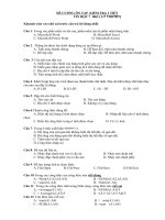 Đề cương ôn tập KT1 tiết HKI (lý thuyết)