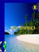 VỊ TRÍ TƯƠNG ĐỐI CỦA HAI ĐƯỜNG TRÒN-ĐÀO MINH