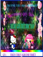 giáo án điện tử Học vần