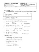 Đề Kiểm tra Chương I Đại số 9