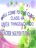 Unit4: Things - i can do.lesson 3