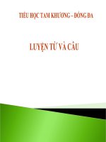 luyen tap tu nhieu nghia - tuan 7