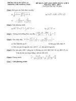 Đề KS giữa ki I