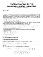 Các chuyên đề luyện thi đại học môn toán