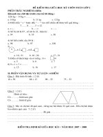 đề giữa kỳ 1 - lớp 2