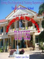 Tiếng Anh Lớp 3 moi