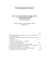 tài liệu ôn thi tốt nghiệp và luyện thi đại học môn tiếng anh