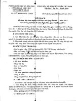 KH tổ chức Hội thao ngành GD huyện Định Quán