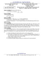 ôn thi vào lớp 10 môn toán