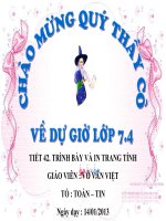 Tiet 42 - Trinh bay va in trang tinh