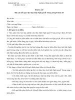 Báo cáo kết quả việc thực hiện Nghị quyết Trung ương 4 khoá XI