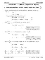 Chuyên Đề CO2 + Bazơ