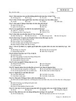 Bộ đề trắc nghiệm LS p.1