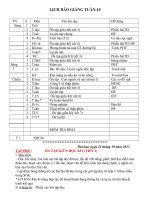 GIÁO ÁN TUÀN 10 LÓP 5