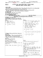 DẠY THÊM TOÁN 8, KÌ 1 NĂM 2013-2014