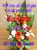 tập đọc nhớ lại buổi đầu đi học