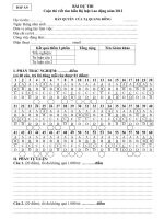 Đáp án đề thi tìm hiểu Bộ luật lao động 2012