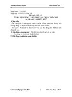 Giáo án thể dục lop 5 tuan 9 tiet 18 chuan có hình