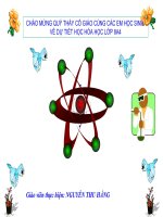 Hóa 8 - bài 15 ĐLBTKL