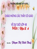 Đia li 4 - Hoat đông san xuât cua người dân ơ Tây Nguyên