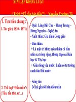 XIN LẬP KHOA LUẬT