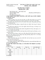 kế hoạch toán 6 ở cà mau mẫu mới