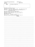 Đề kiểm tra 1 tiết ĐS 8 Chương 1