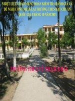 Bao cao trinh chieu Trường Chuẩn QG