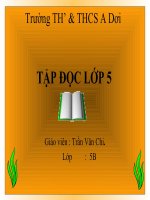 Tập đọc Kì diệu rừng xanh