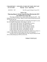 báo cáo tổng hop công tác thi đua năm 2013