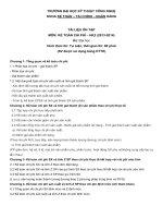 tài liệu ôn thi môn kế toán chi phí