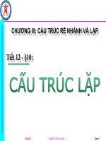 bài 10 Cấu trúc lặp tiết 1
