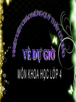 thuc phong mot so benh lay qua duong tieu hoa