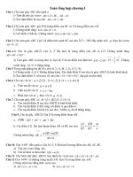 Toán Tổng Hợp Chương I _ Lớp 10