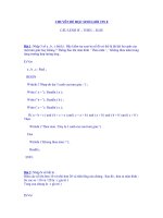 Bài tập có lời giải Pascal 8 (HSG)