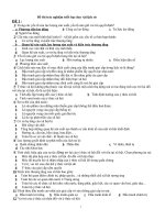 đề thi trác nghiệm triết học duy vật lịch sử có đáp án