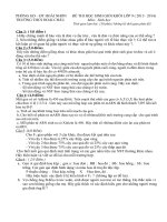 ĐE THI HSG MON SINH 9 CAP TRƯƠNG NĂM 2013-2014